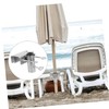 KONTONTY Deck Umbrella Mount Heavy Duty Parasol Fixing Clamp Garden