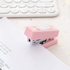 1 Set Pink Mini Stapler with No.12 Staples, Cute Rabbit