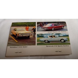 1965 Plymouth The Roaring 65s Matches Fury Belvedere Valiant Barracuda NEW