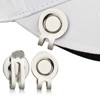 Ikiretmua Golf Marker Magnetic Clip with Hat Clip Pedestal Golf