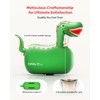 QPAU Inflatable Bouncy Dinosaur Toys 2 PCS with Hand Pump,