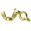 M6 Brass Wing Nuts Butterfly Nut Thumb AN 93 (Pack of 20)