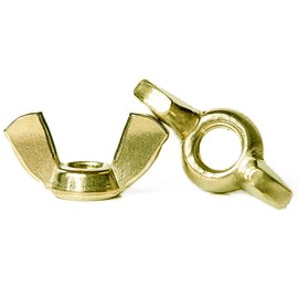 M6 Brass Wing Nuts Butterfly Nut Thumb AN 93 (Pack of 20)