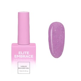 Liquid Builder Gel In A Bottle For Quick Nail Extensions, Repair And Straightening Natural Nails, Premium Quality, Glitter 13, 15ml