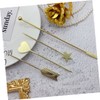 Healeved 4pcs Manicure Mixing Tools Nail Gel Rods for Nail