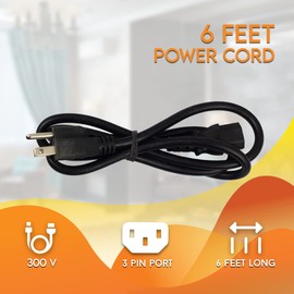 Stove King Pellet Stove The Traeger Pro 575/780, Timberline 850/1300, & Ironwood 650/850, KIT0257 Grill Detachable Power Cord (Non Angled)