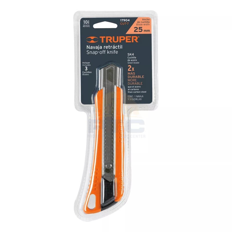 Truper CUT-7 25 mm reinforced plastic cutter with metal core