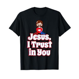 Divine Mercy for Kids Jesus I Trust in You St Faustina Cute T-Shirt