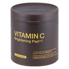 Mediheal Vitamin C Brightening Pads 250ml, 60 pieces, 1 piece / 메디힐 비타민씨 브라이트닝 패드 250ml, 60개입, 1개