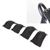 4pcs Stroller Handlebar Cover Waterproof Sweat Absorbing Strong Grip PU