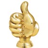 Crown Awards 11" Thumbs Up Purple Column Trophy - Customize