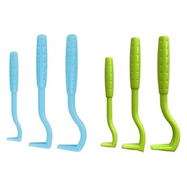 TNSRAY 6 Stück Größen Set Zeckenhebel - Zuverlässiger Zeckenentferner Für Hunde, Katzen, Pferde Und Menschen, Zeckenhaken für alle Zecken Anti Zeckenhebel Schutz Hund Katze Pferd, Blau und Grün