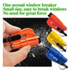 3 PCS Window Breaker Seatbelt Cutter, Upgraded Design Mini Safety