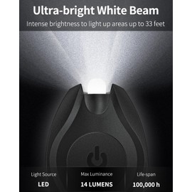 Uniclife 10 Pack LED Keychain Flashlight Mini LED Keychain Light 14 Lumen Portable Ultra Bright Battery Powered Key Ring Torch for Outdoor Camping Party Hiking and Emergency Lighting