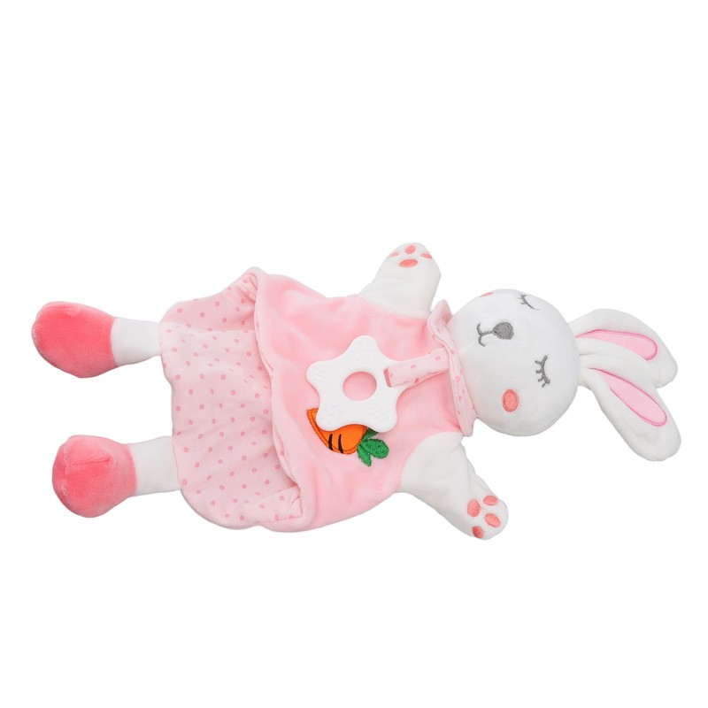 Baby Security Blanket Cute Bunny Baby Teething Stuffed Dolls Soft