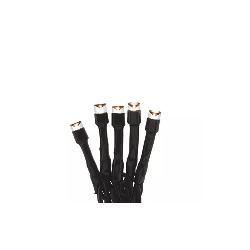 Festive Christmas String Lights, Battery Operated Timer LED, Warm White,