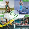 IHLOOTD Kayak Paddle Lead, Pack of 2, Green Canoe Paddle