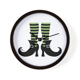 CafePress Witch Shoes 10" Wall Clock for Livingroom, Kitchen, or Office