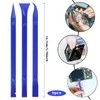 Car Crevice Cleaning Tool, 9 Pieces No-Scratch Plastic Scraper Tool