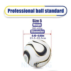 Size 5 Football, High Elastic and Wear Resistant Football, Football Training Ball for Indoor and Outdoor Training and Competitions, Football Accessories, Soccer Ball Collection, Soccer Ball Training, Birthday Gift Idea