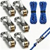 6-Pack Heavy-Duty Paracord Adjusters for Outdoor Activities