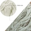 Aoneky 5/8 Inch x 100 Ft Natural Braided Cotton Rope,