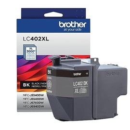 Brother Cartucho de Tinta Negra de Alto Rendimiento LC402XLBKS