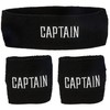 Funny Guy Mugs Captain Unisex Sweatband Set (3-Pack: 2 Wristbands