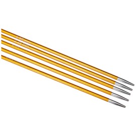 Knit Pro KP47002 Zing: Double Ended Knitting Pins: 15cm x 2.25mm, 2.25mm Gold