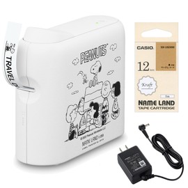 Casio KL-SP10-PN Label Writer Nameland i-ma Peanut Model Smartphone Dedicated Set with Tape KL-SLPN (0.14 - 0.7 inch (3.5 - 18 mm) Width