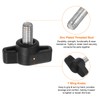 sourcing map 10pcs Tee Wing Knobs Thumb Screws M6 x