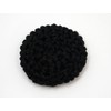 Black Reusable Nylon Non-Scratch Crochet Dish Scrubbies Set of 2,