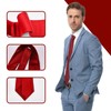 FUIPVGI Pack of 2 Men's Ties 8 cm for Men