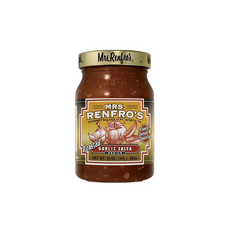 Mrs. Renfro's Garlic Salsa, 16 oz (2 Pack)