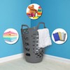 Clorox Flexible Laundry Basket - Tall Plastic Hamper for Clothes,