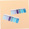 Healeved 9sheets Glitter Nail Art Stickers Easy to Apply Shiny
