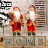 Santa Claus Plush Doll for Christmas Decor – 30cm Festive