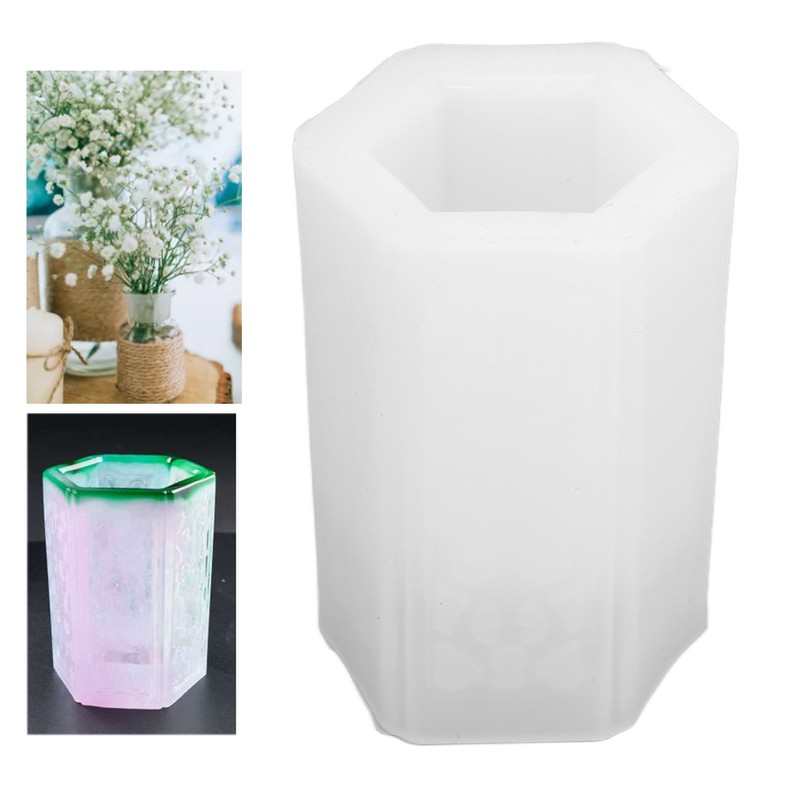 Resin Mold Large Pen Holder Silicone Molds Reusable DIY Casting