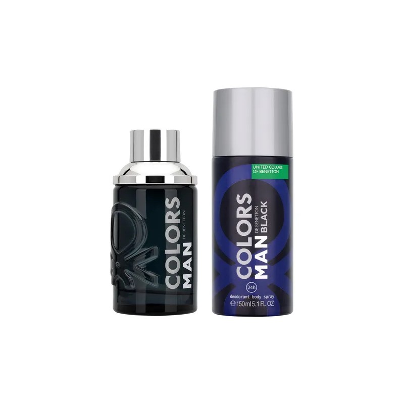 Benetton Colors Man Black Perfume Para Hombre