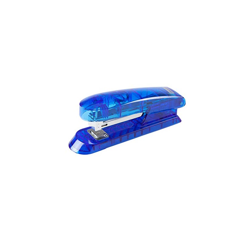 IDENA Stapler Plastic Translucent, Blue