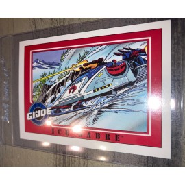 Vintage 1991 GI Joe Cobra Hasbro Impel Trading Card #114 Ice Sabre