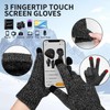 Mens Winter Hats Scarf for Men with Touchscreen Gloves Warm