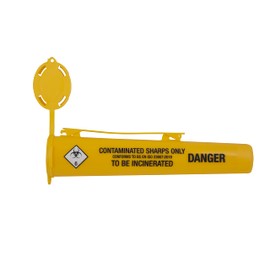 St John Ambulance Polypropylene Sharps Disposal Bin - 80 ml