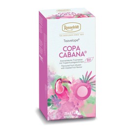 Ronnefeldt Teavelope "Copa Cabana" Organic Fruit Tea with Tropical Fruit Flavour, 25 Bags, 62.5 g