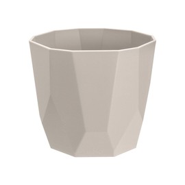 elho B.for Rock 14 - Flower Pot for Indoor - 100% Recycled Plastic - Ø 14.8 x H 13.0 cm - Black/Living Black