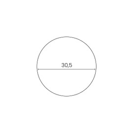 Unilux Pop Wall Clock Quartz System, Silent Ticking, Black