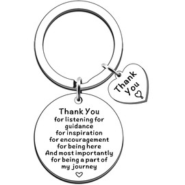 JMIMO Thank You Gifts for Women Coworker Leaving Gifts Keyring Goodbye Farewell Gifts Retirement Gifts Appreciation Keyring for Teacher Mentor Boss Friends Colleagues