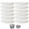 NPET 12 Pack Dog Fountain Replacement Filters with Pump Sponge,