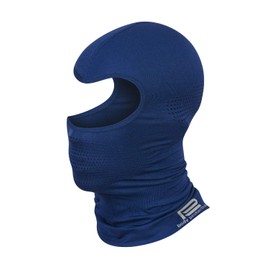 Prosske Balaclava Ski Mask Thermal Mesh Women Men Children Girls Boys Ski Hood Balaclava, blue