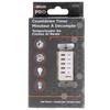 Woods 59720WD In-Wall 30-Minute digital countdown timer; Light Almond